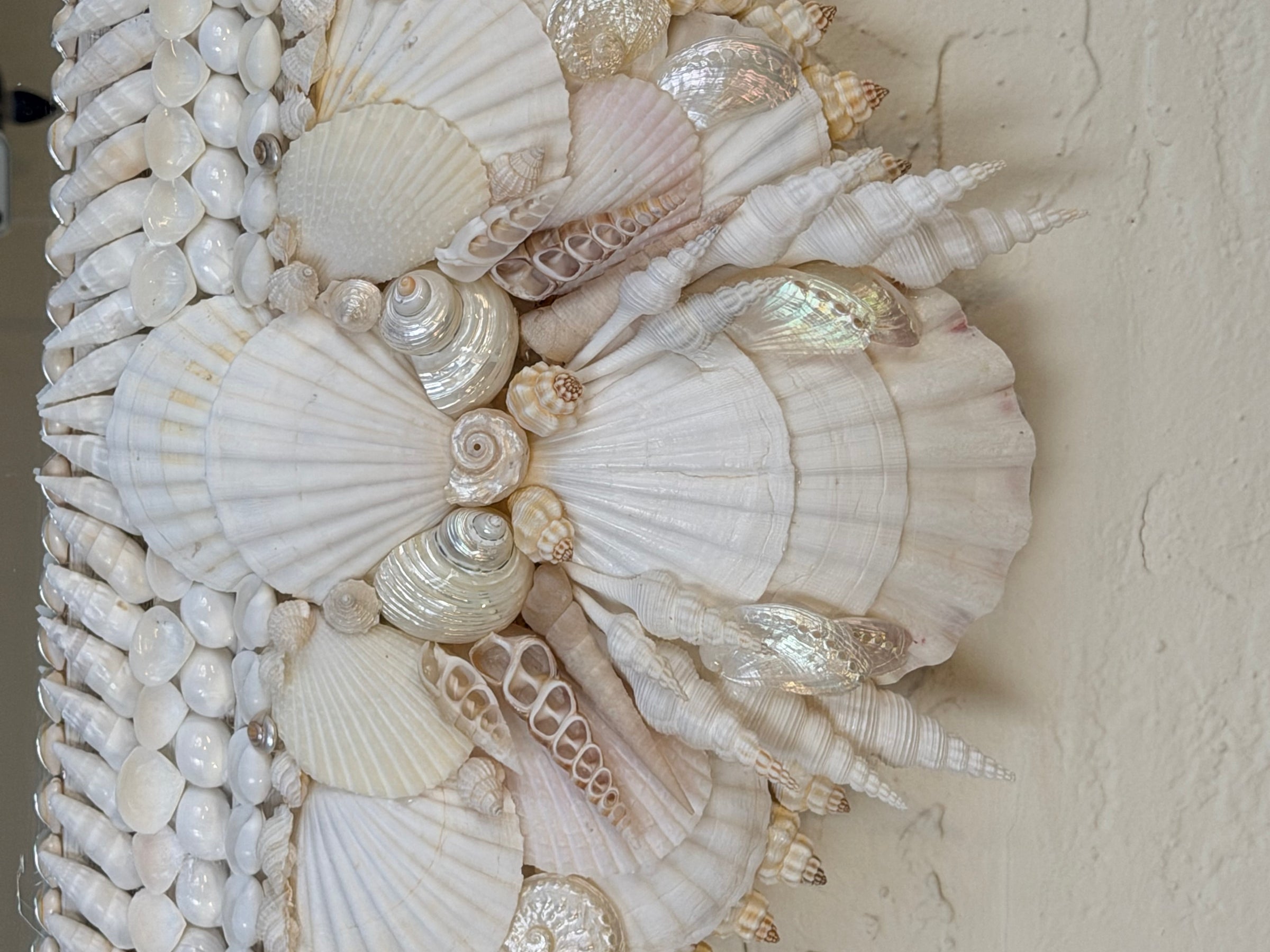 Grotto Style Shell Mirror
